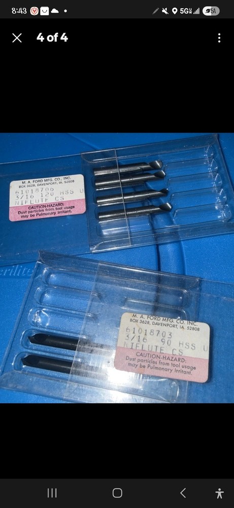 M.A. Ford Countersink Lot