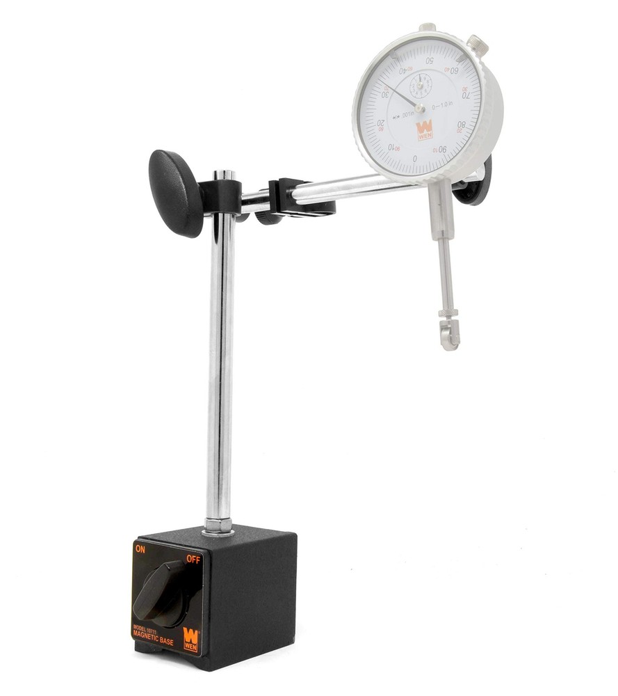 Wen Magnetic Base For Dial Indicators Powerful Adjustable Precision Stand 80 ...