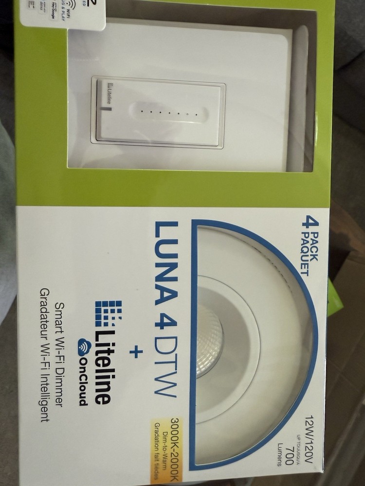 Liteline 4 Pack Recessed Cans With controller