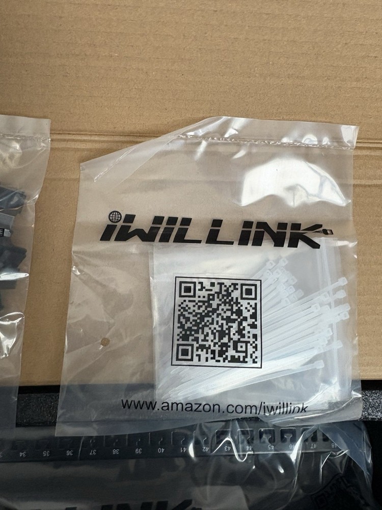 iwillink Blank 48-Port Keystone Patch Panel, 2U 19'' Rackmount/Wallmount
