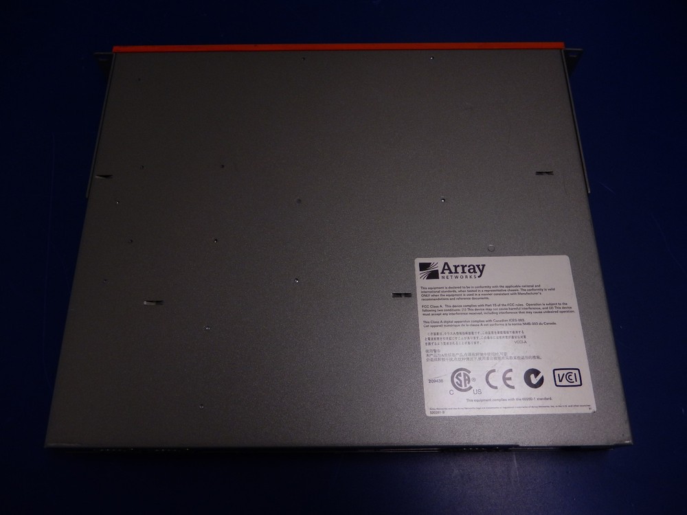 Array Networks SPX1800 Universal Access Controller w/ Rack Ears P/N 976190