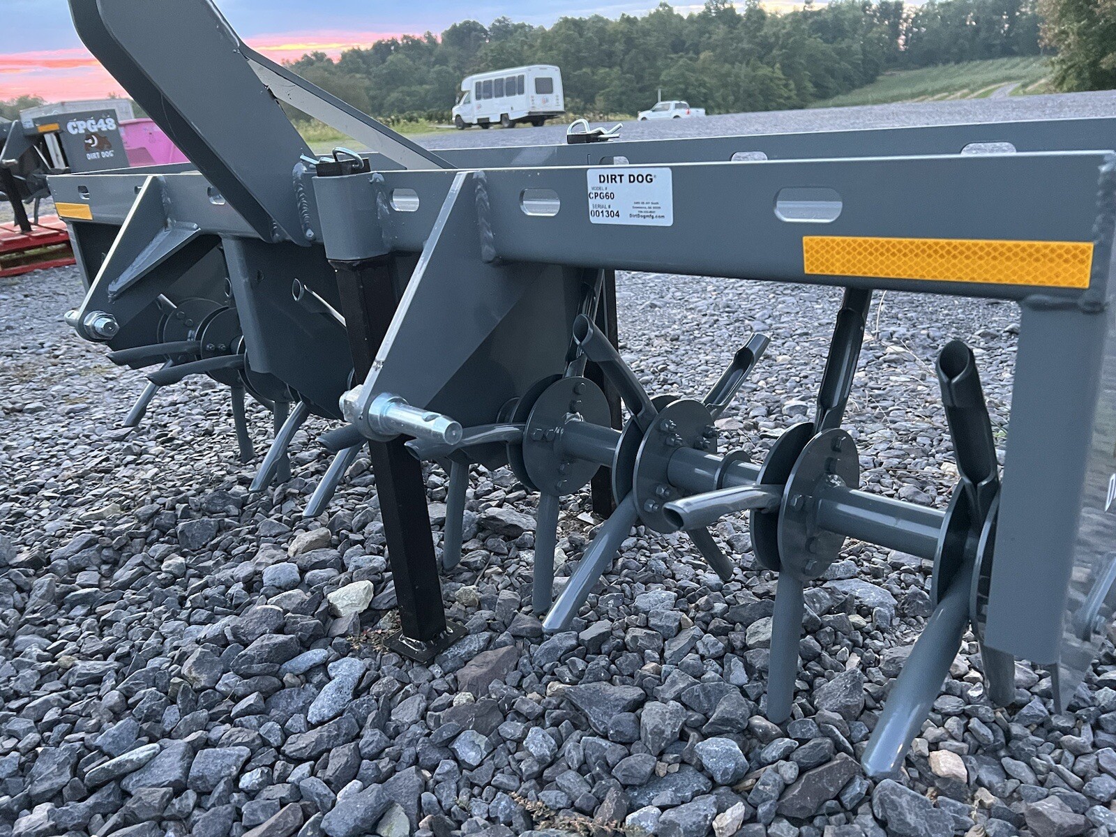 New Dirt Dog Plug Core Aerator 5' in Gray