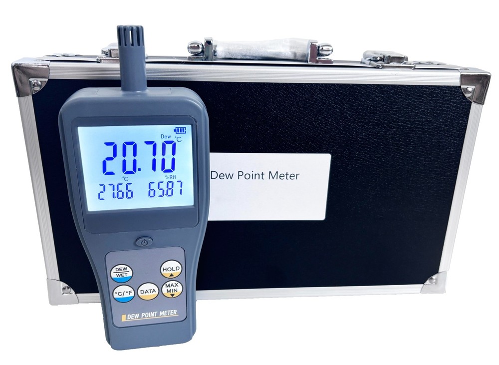 Dewpoint Meter with LCD Display Test Parameters Wet Bulb Temp Dew Point Temp