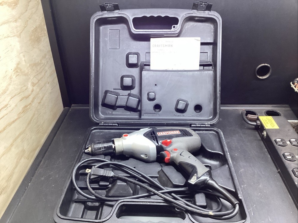 Craftsman 1/2 Inch Variable Speed Reversible Hammer Drill & Case Mod.315.101370