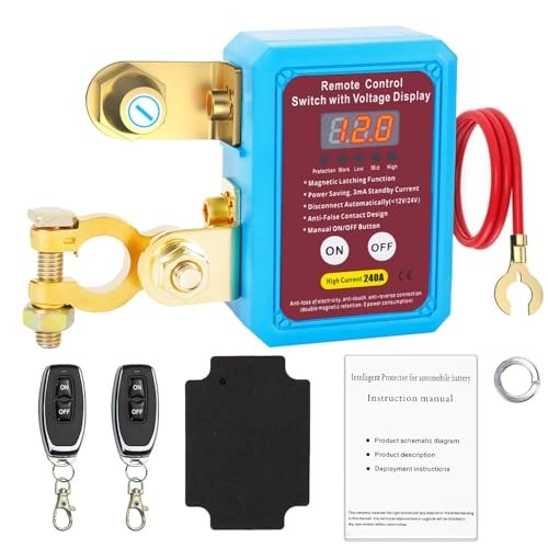 Kill Switch for Car- LED Digital Display Included, Remote With LED screen