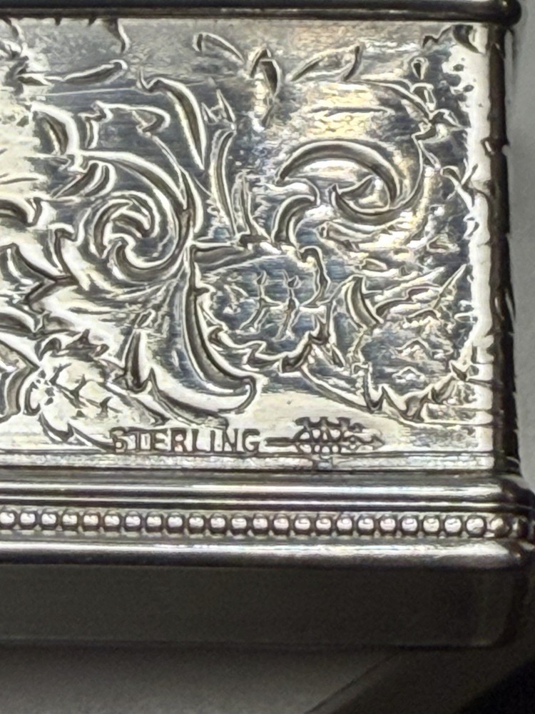 Sterling Silver Rectangular Napkin Ring