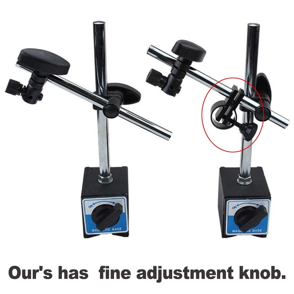 Magnetic Base for Dial Indicator Holder with Fine Adjustable Long Arm Tool St