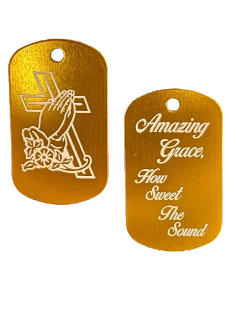 "Amazing Grace" Dog Tags