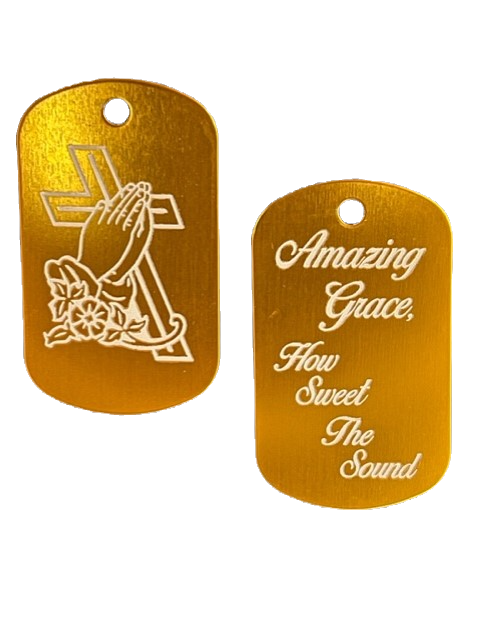 "Amazing Grace" Dog Tags