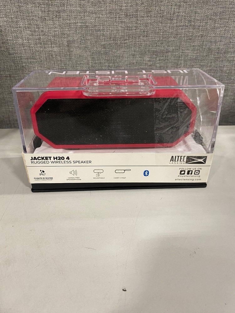 Altec Lansing Jacket H2O 4 Wireless Speaker - True Red