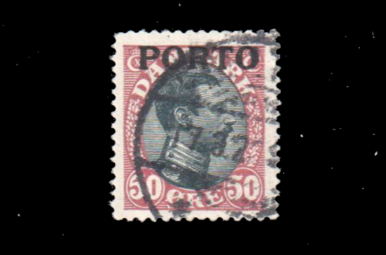 Denmark Scott J7 Used, SCV $8.50