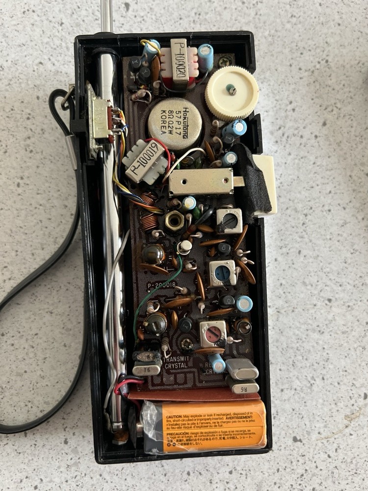Realistic TRC-4 2 channel transceiver With Crystals Not Working
