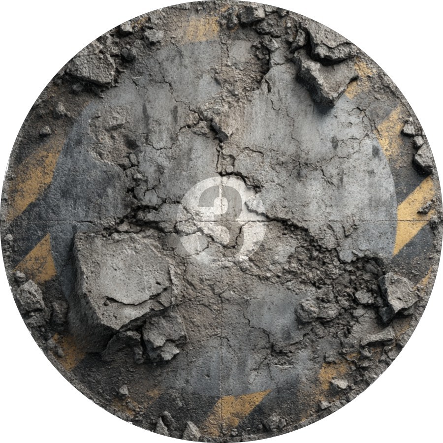 Objective Markers Set - 7.57" - Breach - Compatible w/ Warhammer 40K