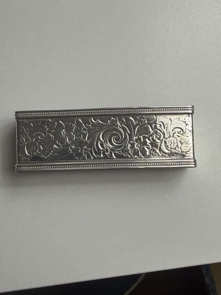 Sterling Silver Rectangular Napkin Ring