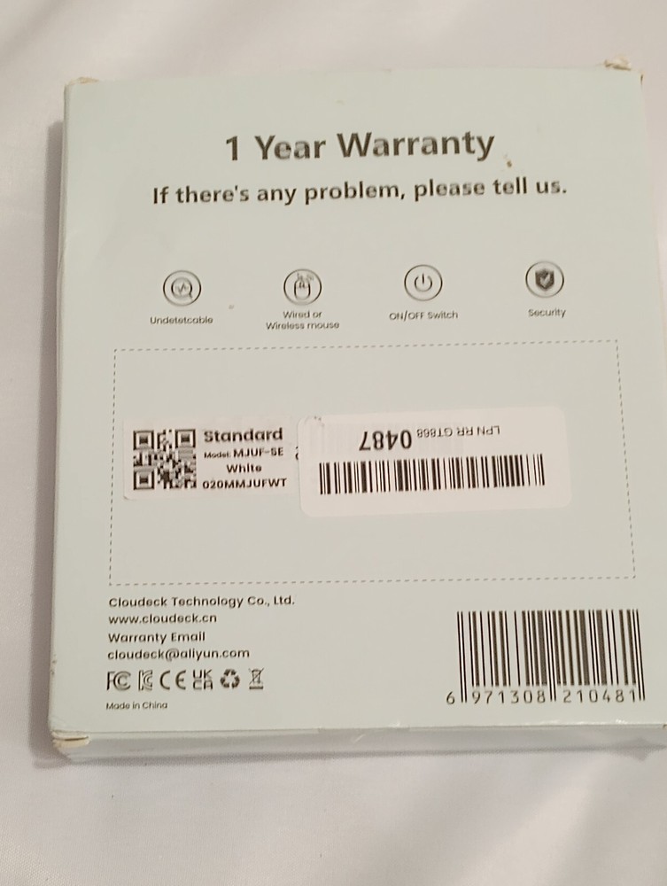 Cloudeck Mouse Mover with Timer & LED Color Option Undetectable Mouse Jiggler...