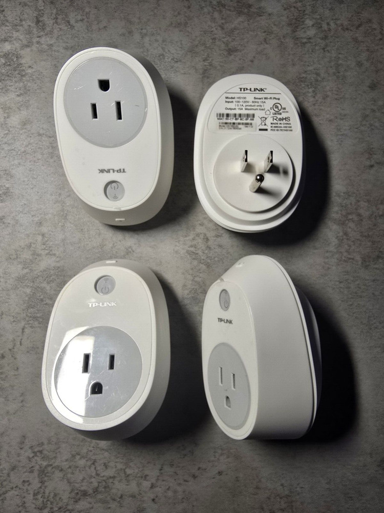 TP-Link Smart Wi-Fi Plug HS100 - QTY 4