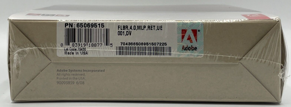 ADOBE FLASH BUILDER 4 Software MAC OS & WINDOWS Full Retail Factory Sealed