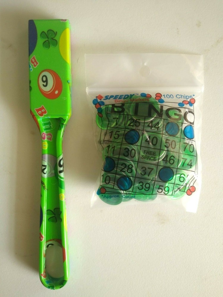 Bingo Designer Magnetic Wands Chips Sets Assorted Colors