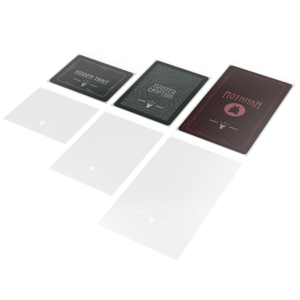 Unstable Games Twisted Cryptids Clear Card Sleeves - Pack Includes 3 Differen...