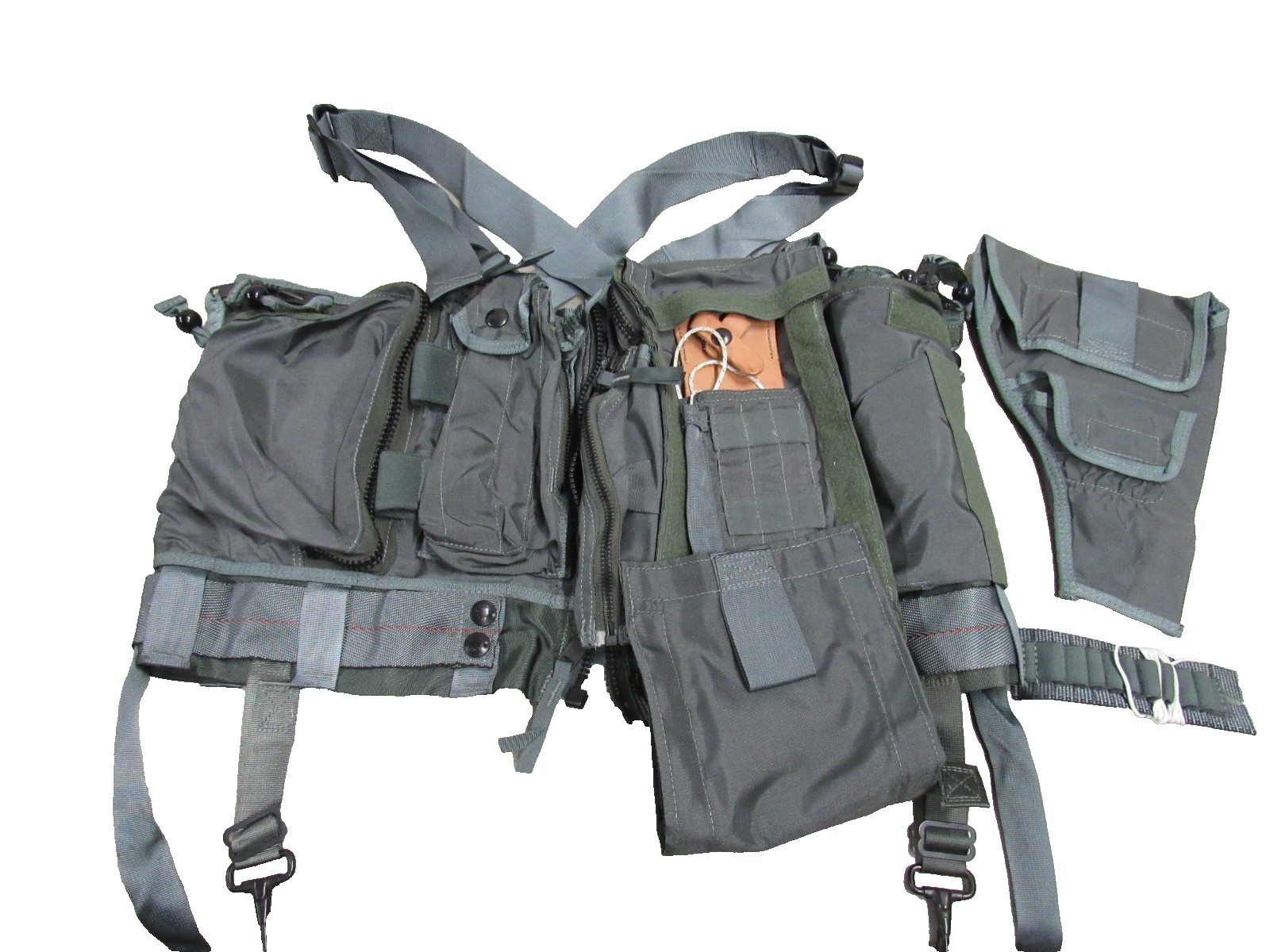 US Navy USMC Aircrew Pilot Survival Vest SV-2B w/ Holster & Knife Sheath NOS