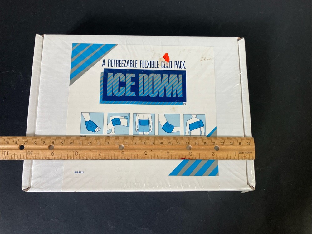 Ice Down Freezable Flexible Cold Pack USA Ankle Knee Back Elbow Shoulder Medium