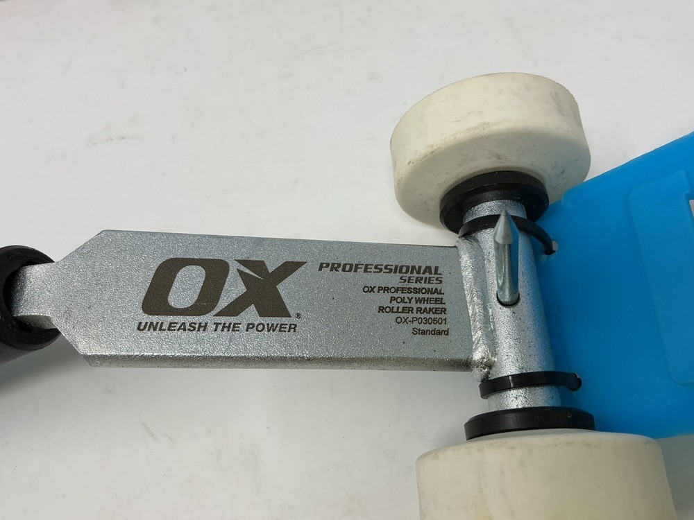 OX Tools Pro Poly Wheel Roller Raker - Standard