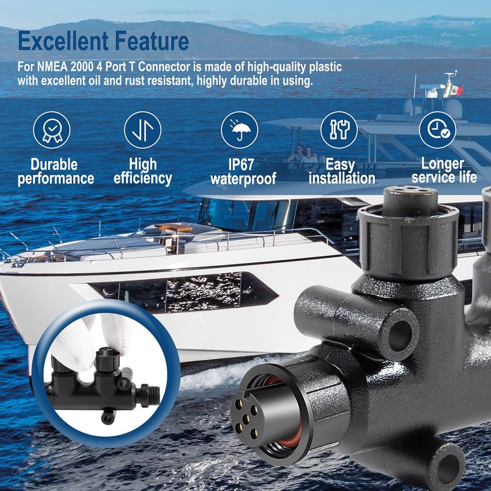 Replacement for Garmin NMEA 2000 Multi-Port T-Connector