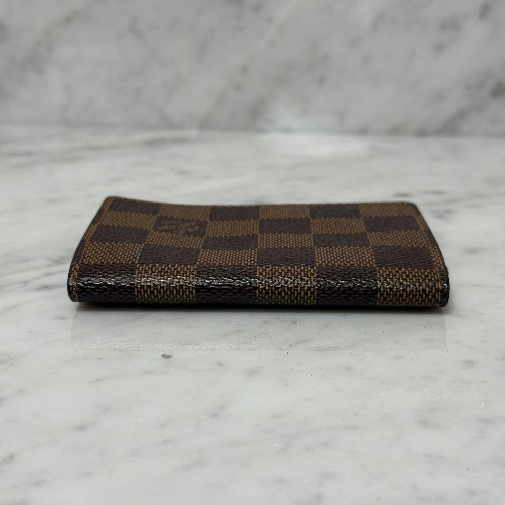 LOUIS VUITTON Damier Card Case Brown