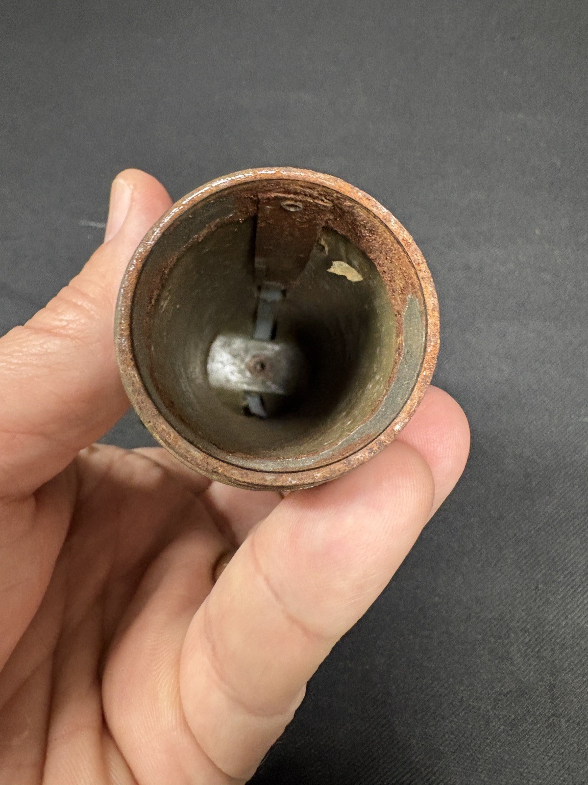 USGI WWII Era Bright Star Anglehead Flashlight Model TL-122-B (Unworking)