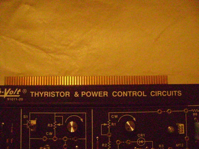LabVolt 91011-20 Thyristor & Power Control Circuits Electronics Board EDU