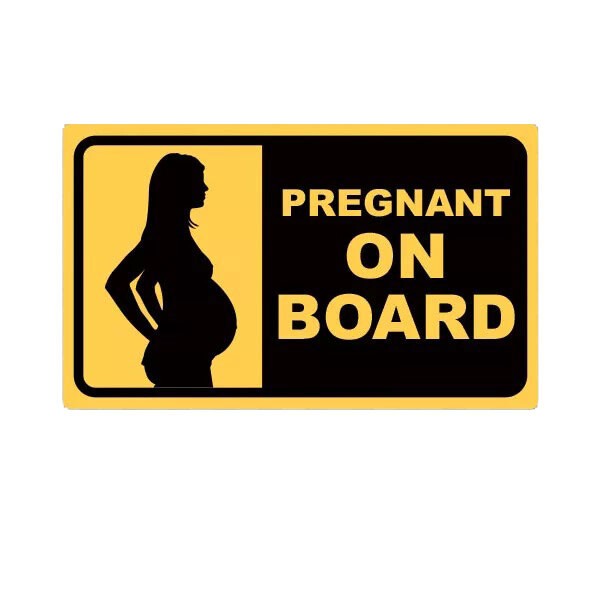 Pregnant On Board Sticker