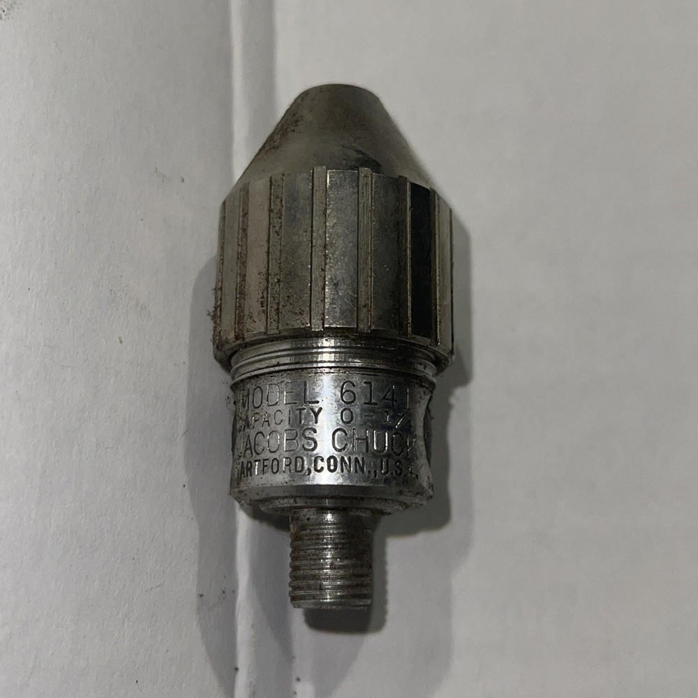 NOS Jacob’s Chuck Model 6141 0-1/4” Capacity  Threaded Spindle End
