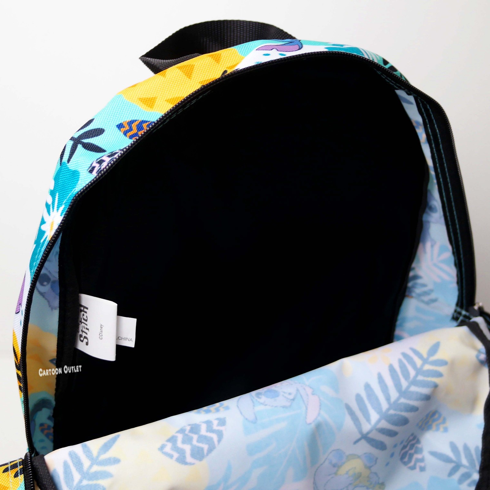 Disney Lilo Stitch Large School Backpack 16" All Over Print Travel Tote Book Bag