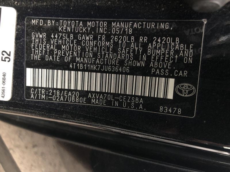 Camera/Projector Radar Unit Front Windshield Fits 18-19 CAMRY 898058