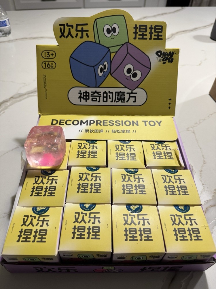 Decompression Toy Bright Colors Stress Cubes