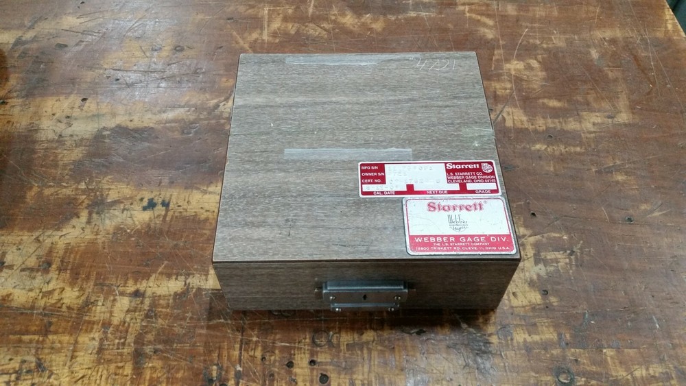 Starrett Webber. Model 8-Side optical polygon mirror. Code CROBLOX.