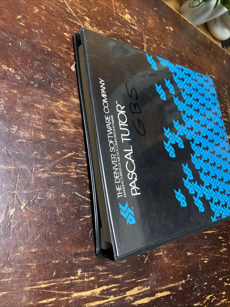 Pascal Tutor Apple II Computer Disks School Kit