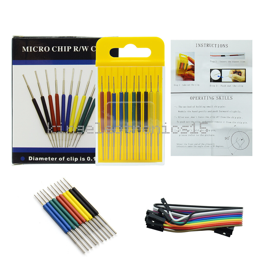 Universal Chip IC Test Clip Socket Adpter Programmer SOP SOIC TSOP MSOP SSOP