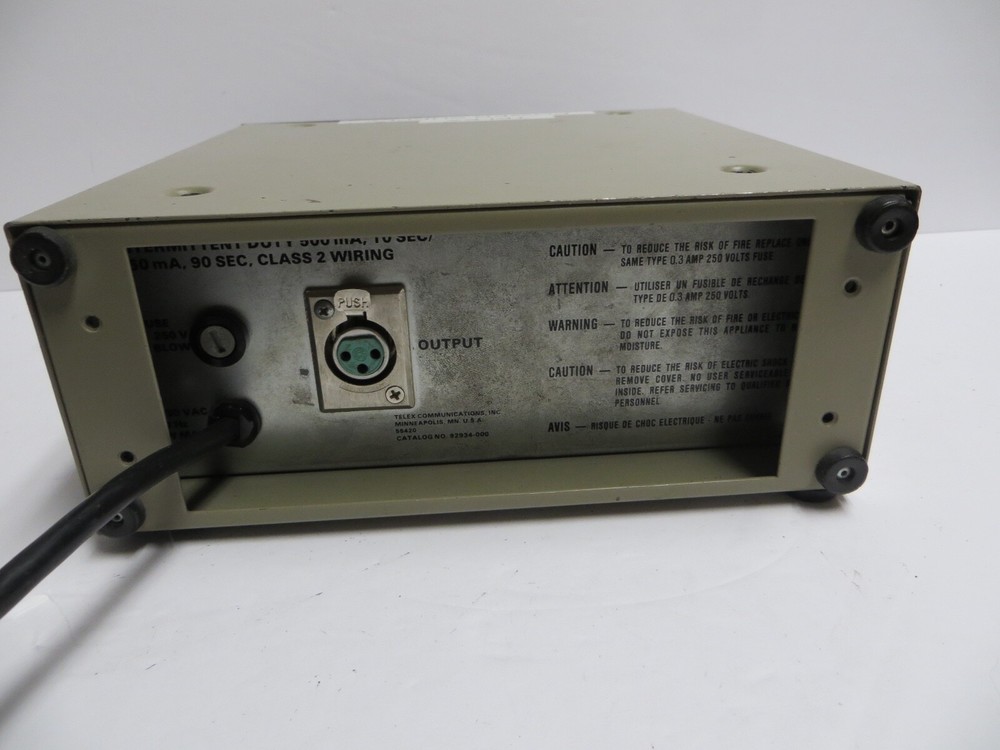 Telex PS-1F power supply