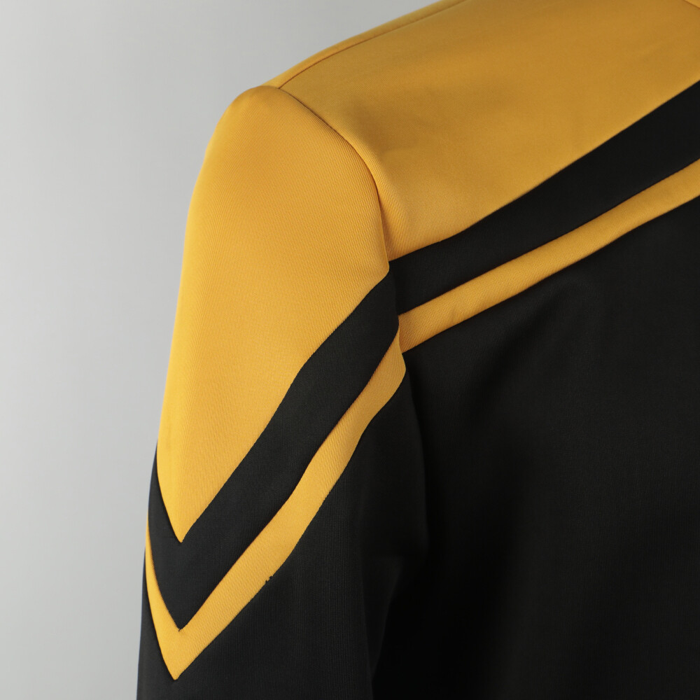 Admiral JL Picard Shirts Cosplay Male Startfleet Red Gold Blue Men Top Uniform