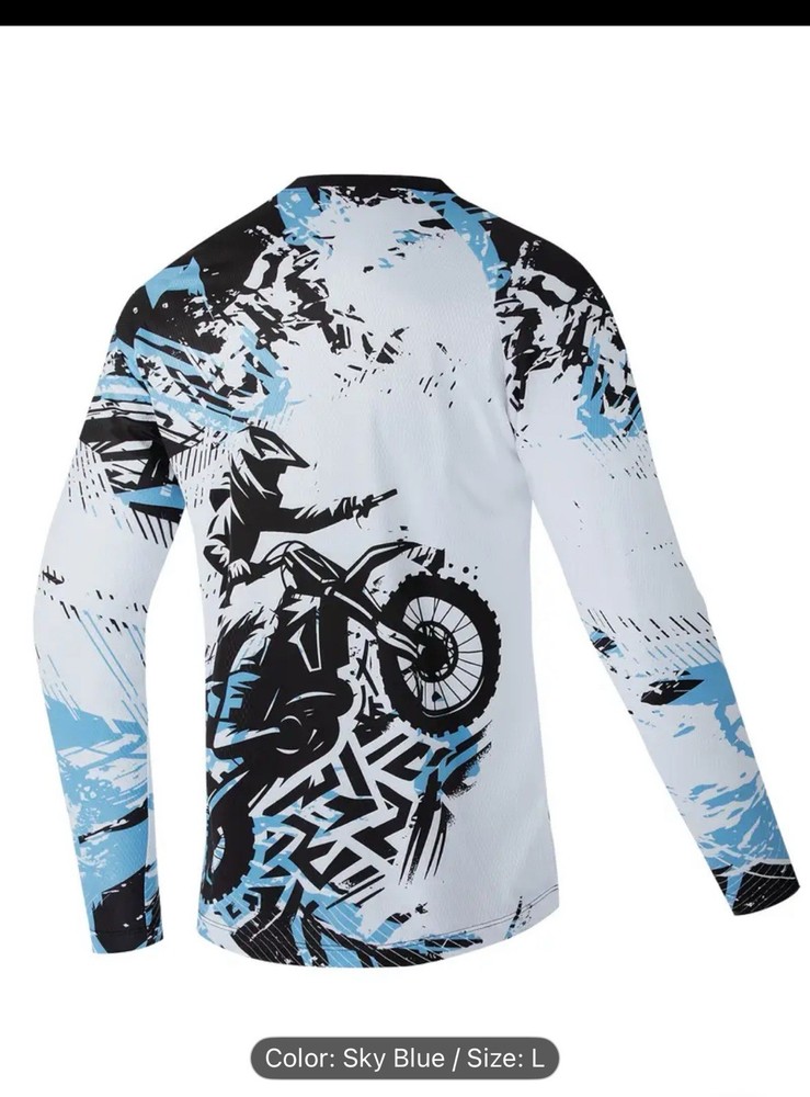 Motorcycle Jersey Size Large