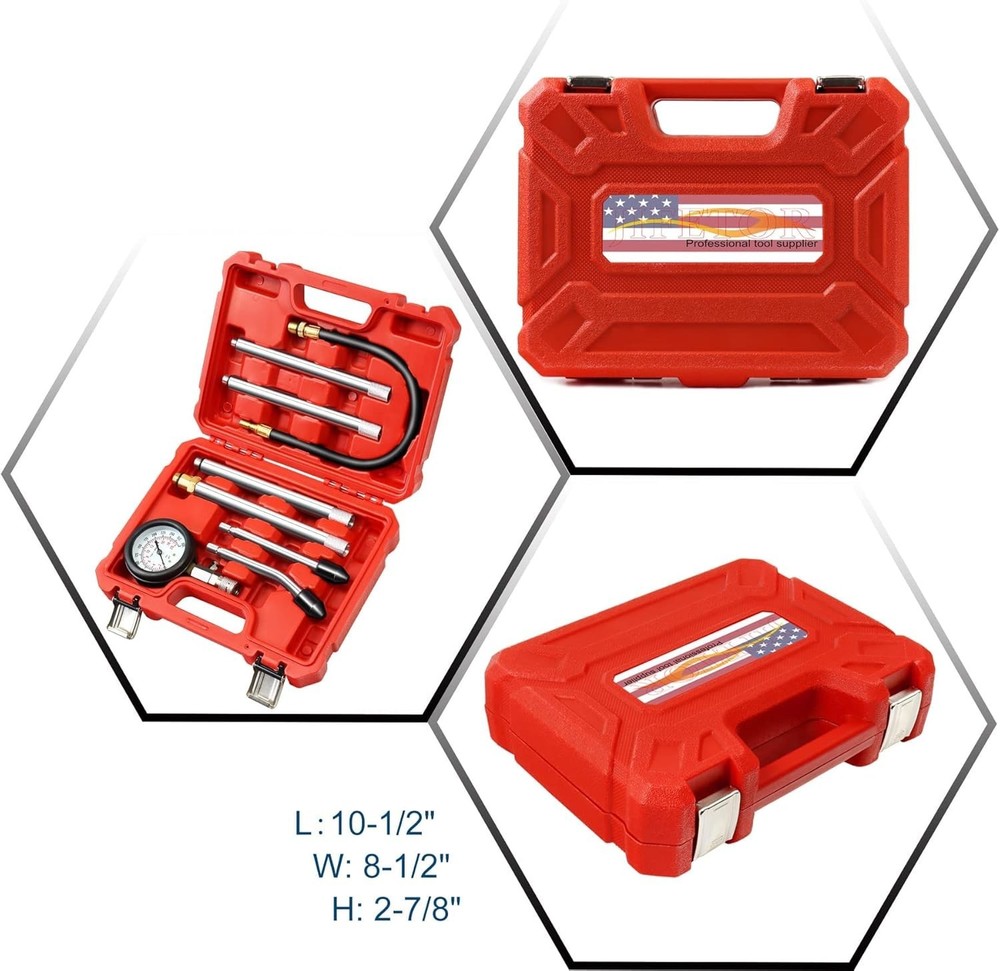Cylinder Pressure Tester with Extension Rods