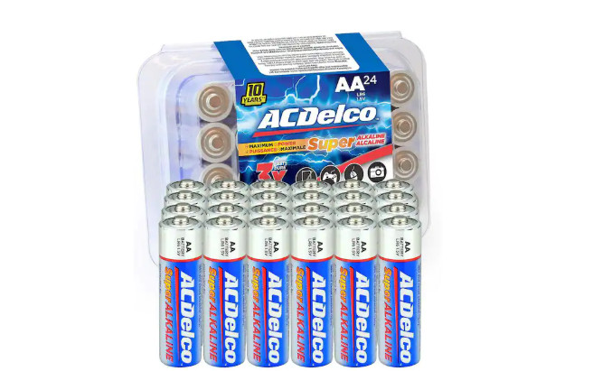 Super Alkaline AA Battery (24-Pack)