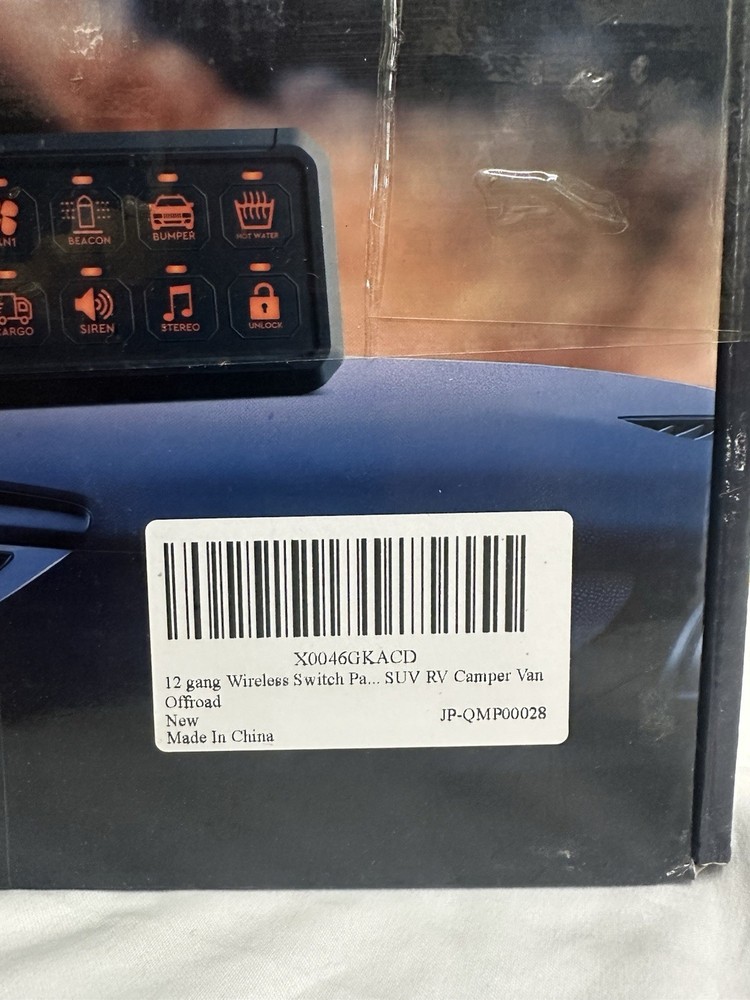 NOVSIGHT 12 Gang Switch Panel, Wireless High Power Multifunction 12v Switch. H3