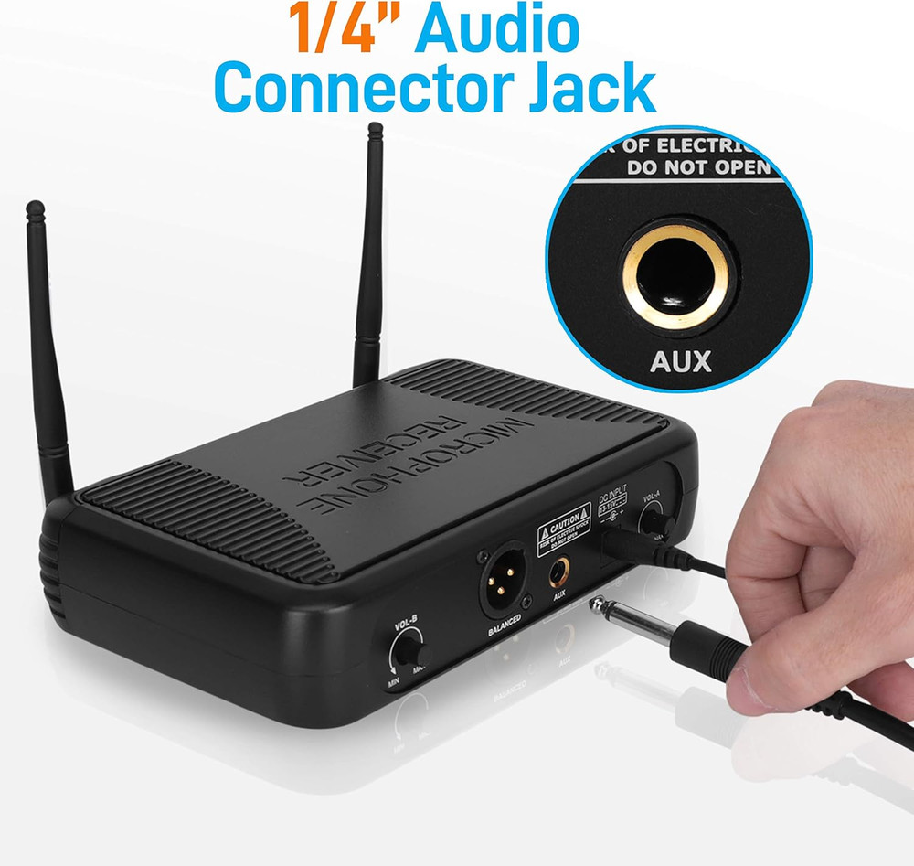 -PRO Professional Wireless Microphone System - Dual UHF Band, Wireless, Handheld