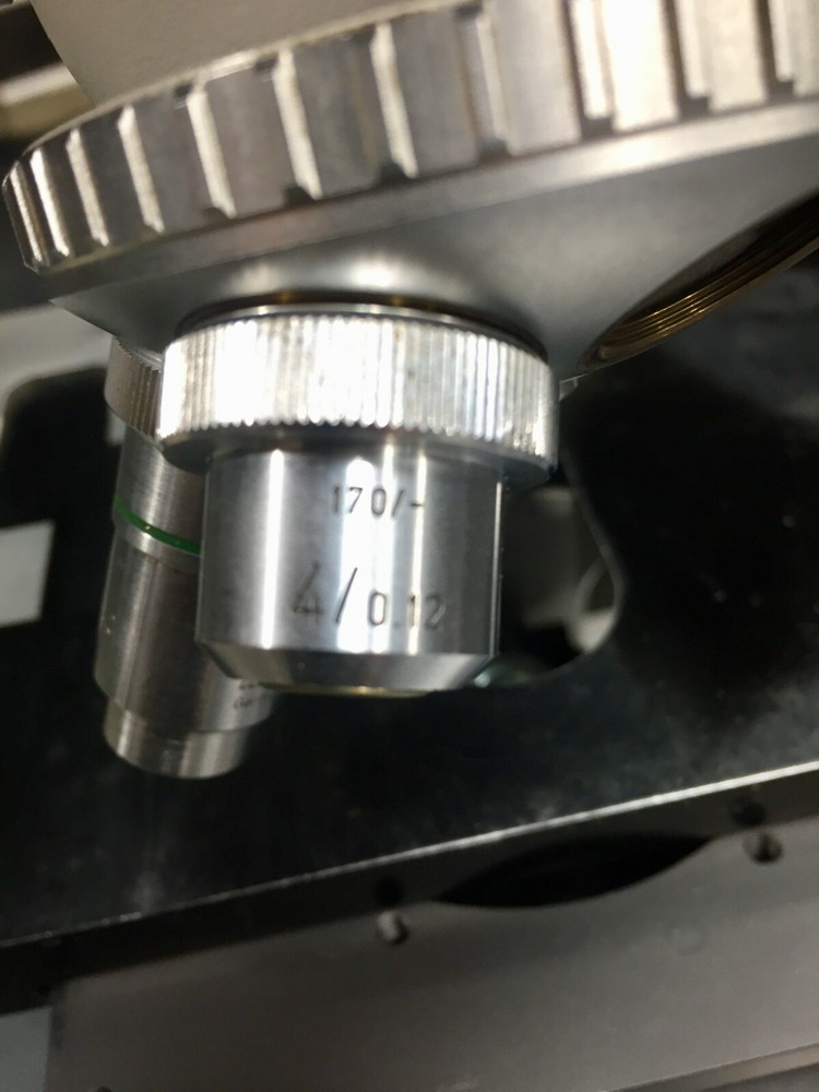 Carl Zeiss Microscope w/ 2 Objectives