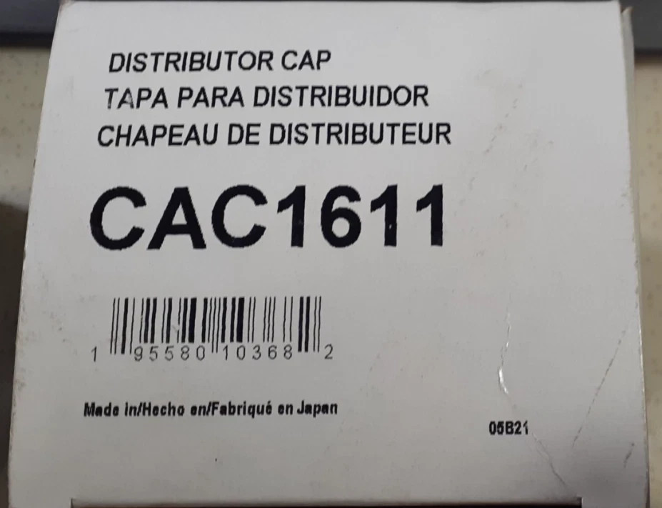 CARQUEST CAC1611 DISTRIBUTOR CAP