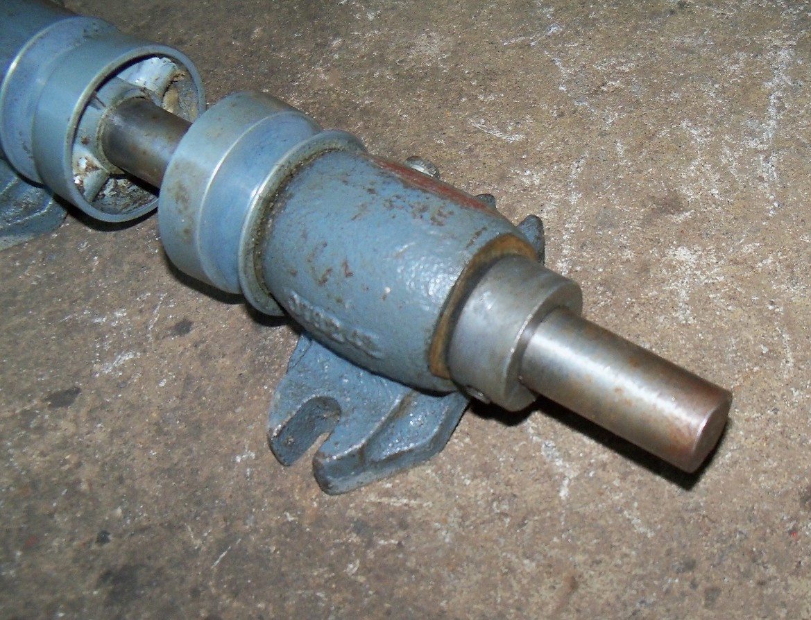 Vintage CRAFTSMAN Belt Drive Grinder Arbor Shaft Bushings Pulleys Collars 018242