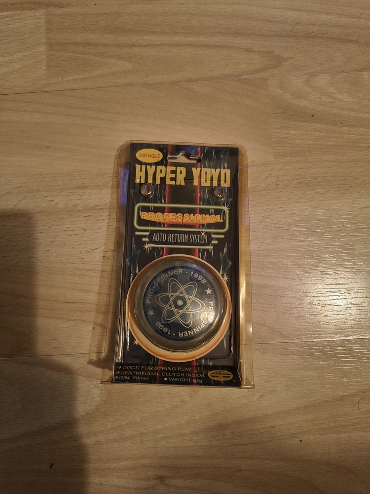 1998 Blue Hyper Yoyo Pro Spinner Professional Auto Return System