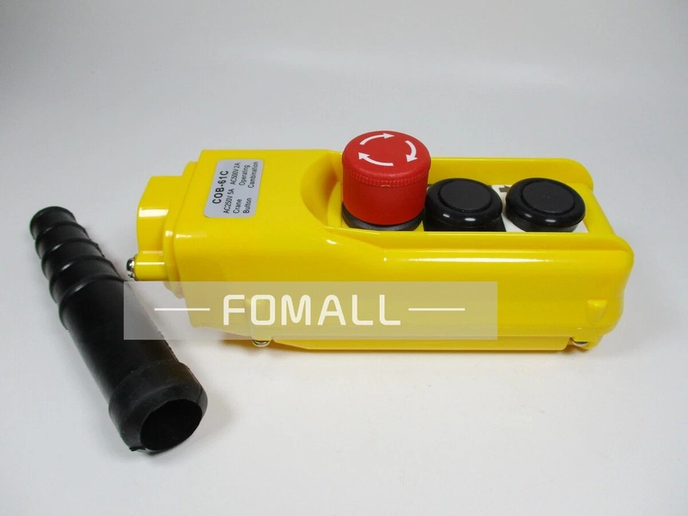 1PCS COB-61C COB Crane Hoist Control Button switch Single speed